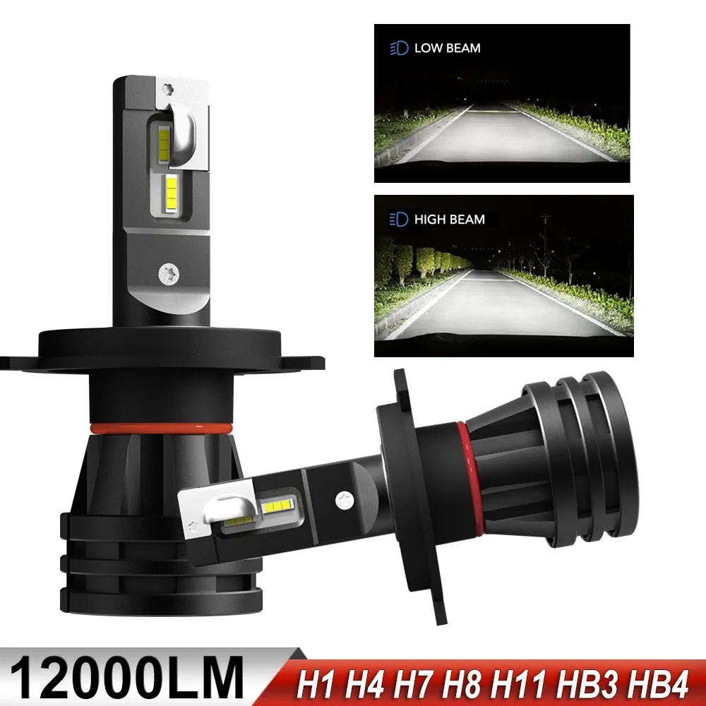 M2 Series H4 LED Mini Car Headlight Bulbs H7 LED H11 H13 12000LM CSP Chips 110W 6500K White light 9005 HB3 9006 HB4 12V 24V H11
M2 Series H4 LED Mini Car Headlight Bulbs H7 LED H11 H13 12000LM CSP Chips 110W 6500K White light 9005 HB3 9006 HB4 12V 24V H11