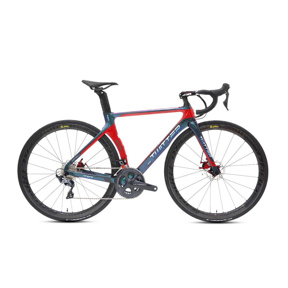 TWITTERbicycles T10 full color change UT R8000-22Speed hydraulic disc brake carbon fiber road bike bicycle for men gravel bike
TWITTERbicycles T10 full color change UT R8000-22Speed hydraulic disc brake carbon fiber road bike bicycle for men gravel bike