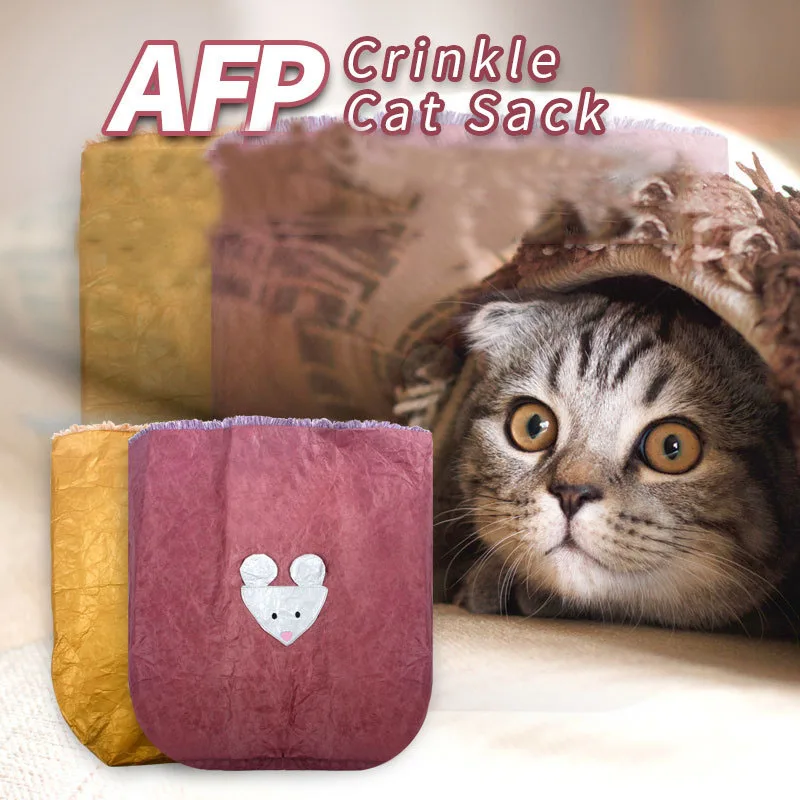 SUPREPET Wrinkled Paper Cat Drill Bag Winter Warm Kitten Sleep Bed With Toy Cat Mint Pad Large Space Convenient Storage Cat Mat
SUPREPET Wrinkled Paper Cat Drill Bag Winter Warm Kitten Sleep Bed With Toy Cat Mint Pad Large Space Convenient Storage Cat Mat