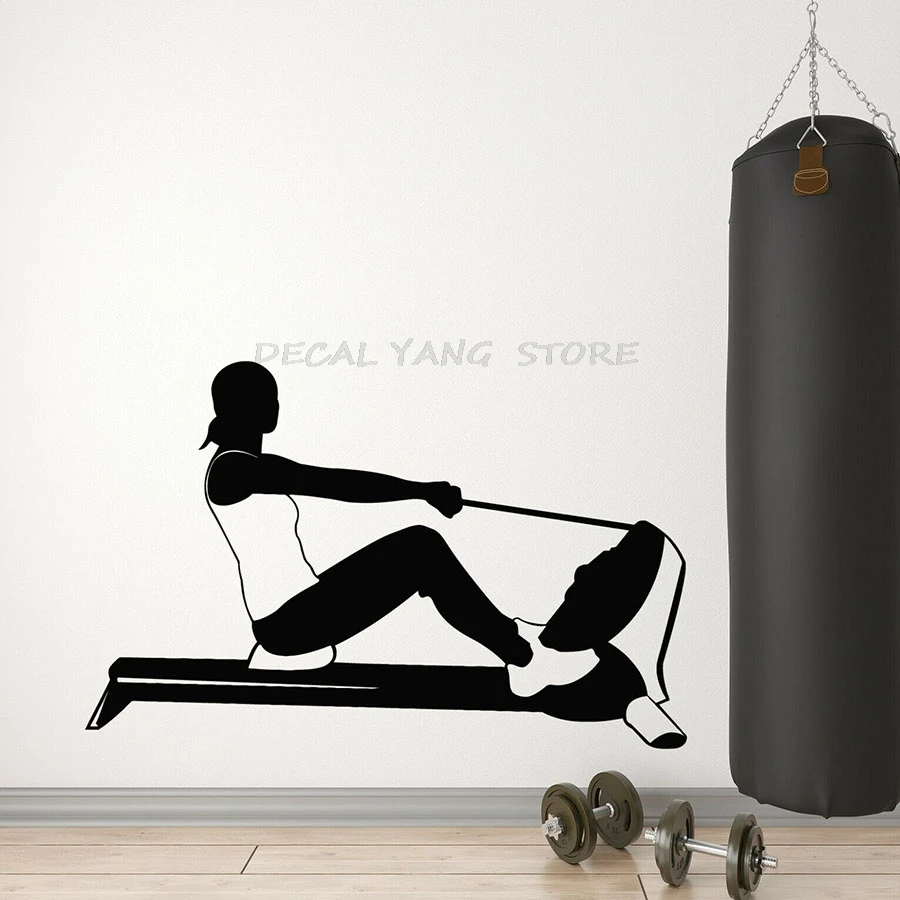 Gym Wall Decal Rowing Sports Girl Fitness Healthy Lifestyle Vinyl Wall Sticker Bedroom Home Decor Bodybuilding Art Mural 1547
Gym Wall Decal Rowing Sports Girl Fitness Healthy Lifestyle Vinyl Wall Sticker Bedroom Home Decor Bodybuilding Art Mural 1547