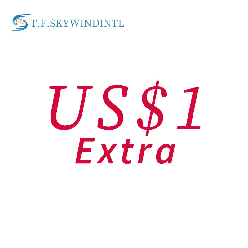 1$ Additional pay on your order ( Use for change shipping way / add product / change product )
1$ Additional pay on your order ( Use for change shipping way / add product / change product )