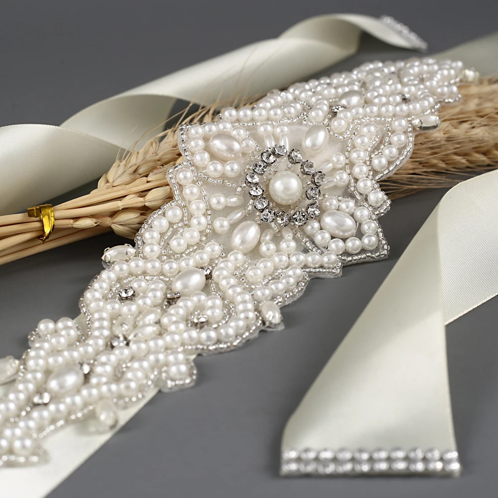 Handmade Pearls Wedding Belt Elegant Ivory Bridal Belt Strap Pearl Fancy Belt for Woman Wearing Belts Width Beads Bridal Belt
Handmade Pearls Wedding Belt Elegant Ivory Bridal Belt Strap Pearl Fancy Belt for Woman Wearing Belts Width Beads Bridal Belt