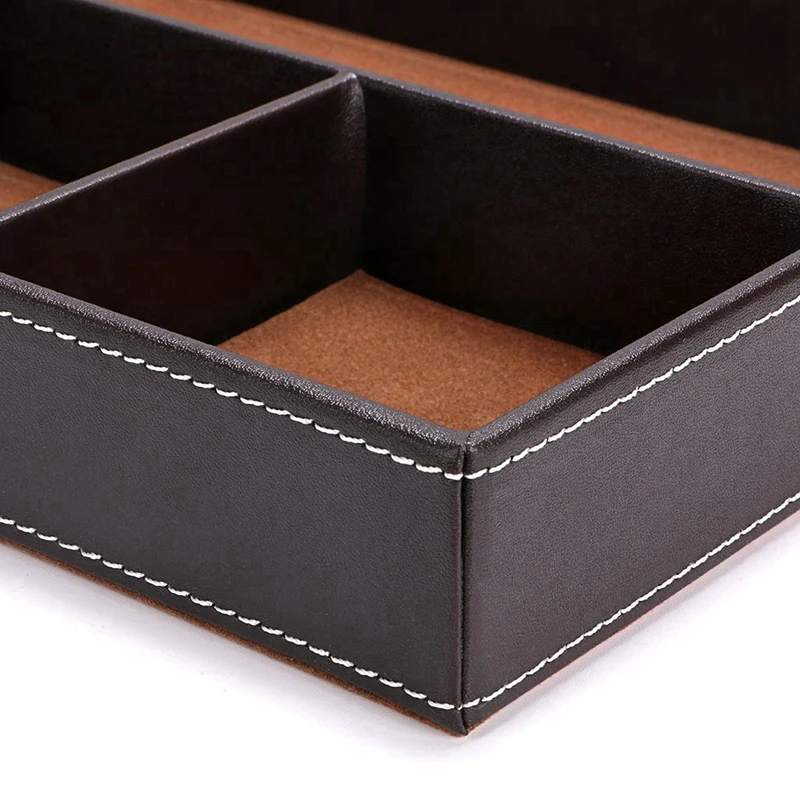 4 Slots Desk Drawer Organizer, Pu Leather Drawer Storage Organizer Divider for Office Desk Supplies Value Collection and Accesso
4 Slots Desk Drawer Organizer, Pu Leather Drawer Storage Organizer Divider for Office Desk Supplies Value Collection and Accesso