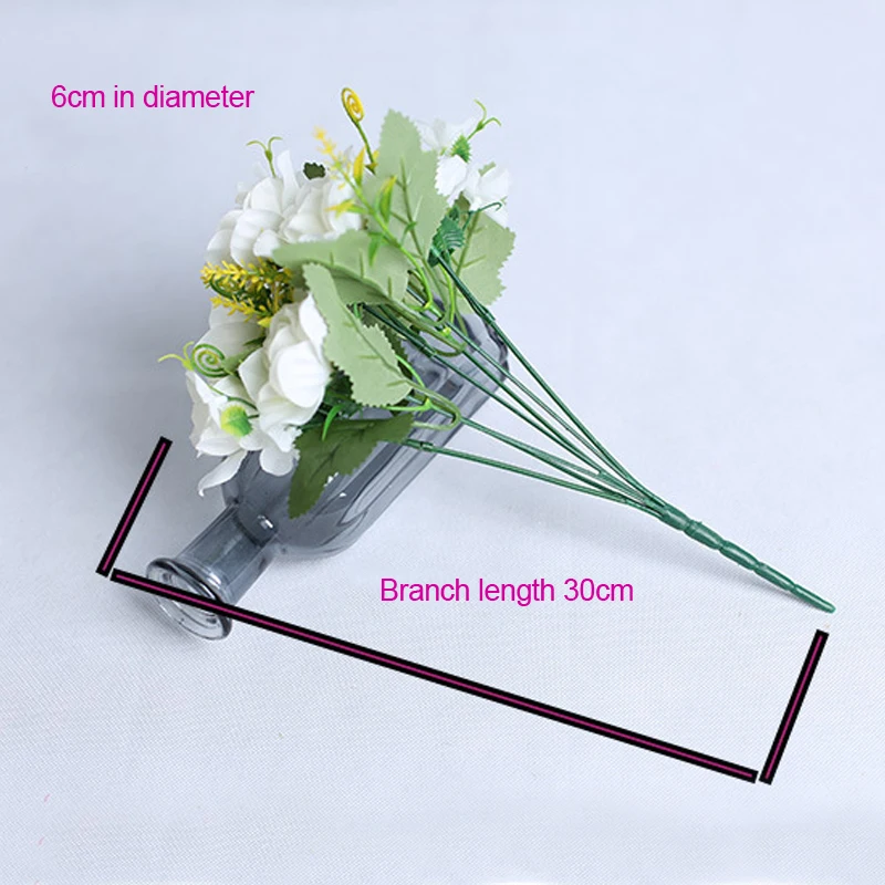 1pc Gardenia Artificial Silk Flower Bouquet Handmade Flowers Wedding Party Decoration Rose Floral
1pc Gardenia Artificial Silk Flower Bouquet Handmade Flowers Wedding Party Decoration Rose Floral