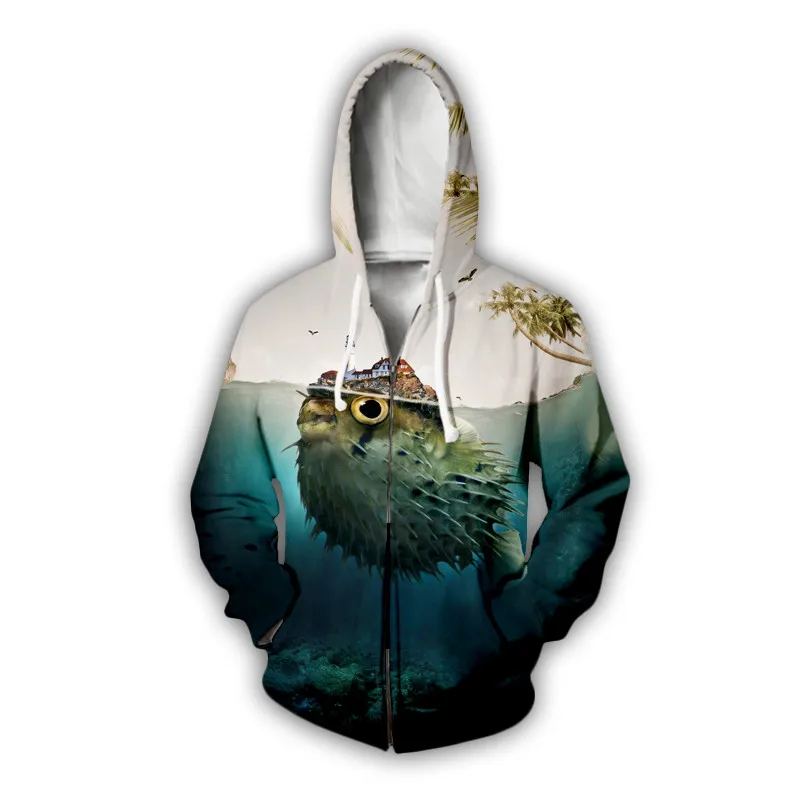 Fish Hoodie Men's Top Fashion Harajuku Casual Ladies Top Unisex Hooded Top 3D Printing Polyester Material Hot Style
Fish Hoodie Men's Top Fashion Harajuku Casual Ladies Top Unisex Hooded Top 3D Printing Polyester Material Hot Style