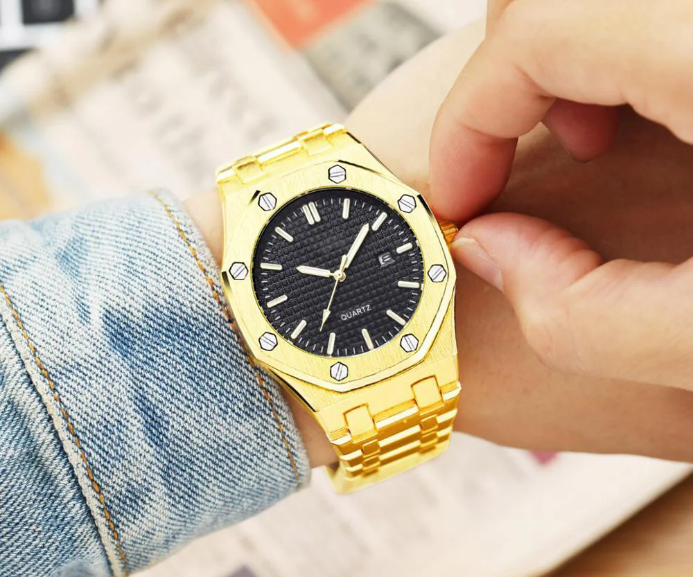 Fashion Men Quartz Chronograph Calendar Top Quality Luxury Brand Male Wrist Watch Business Steel Clock Waterproof reloj hombre
Fashion Men Quartz Chronograph Calendar Top Quality Luxury Brand Male Wrist Watch Business Steel Clock Waterproof reloj hombre
