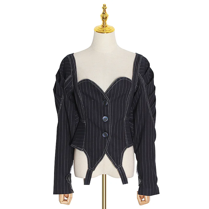Popular Brand Jackets 2021 Spring and Summer New Fashion Women's Retro V-neck Waist Hugging Short Coat Top
Popular Brand Jackets 2021 Spring and Summer New Fashion Women's Retro V-neck Waist Hugging Short Coat Top