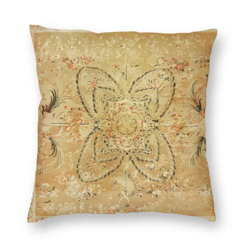 French Aubusson Vintage Rug Cushion Cover 45x45cm Home Decor Print Bohemia France Flowers Throw Pillow Case for Sofa
French Aubusson Vintage Rug Cushion Cover 45x45cm Home Decor Print Bohemia France Flowers Throw Pillow Case for Sofa