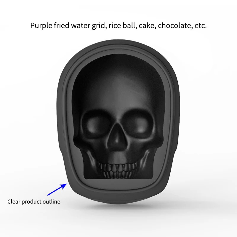 Stackable Flexible Silicone Ice Cube Tray High Quality 3D Skull Shaped Ice Cube Mold Maker For Whiskey Cocktail Kitchen Tools
Stackable Flexible Silicone Ice Cube Tray High Quality 3D Skull Shaped Ice Cube Mold Maker For Whiskey Cocktail Kitchen Tools