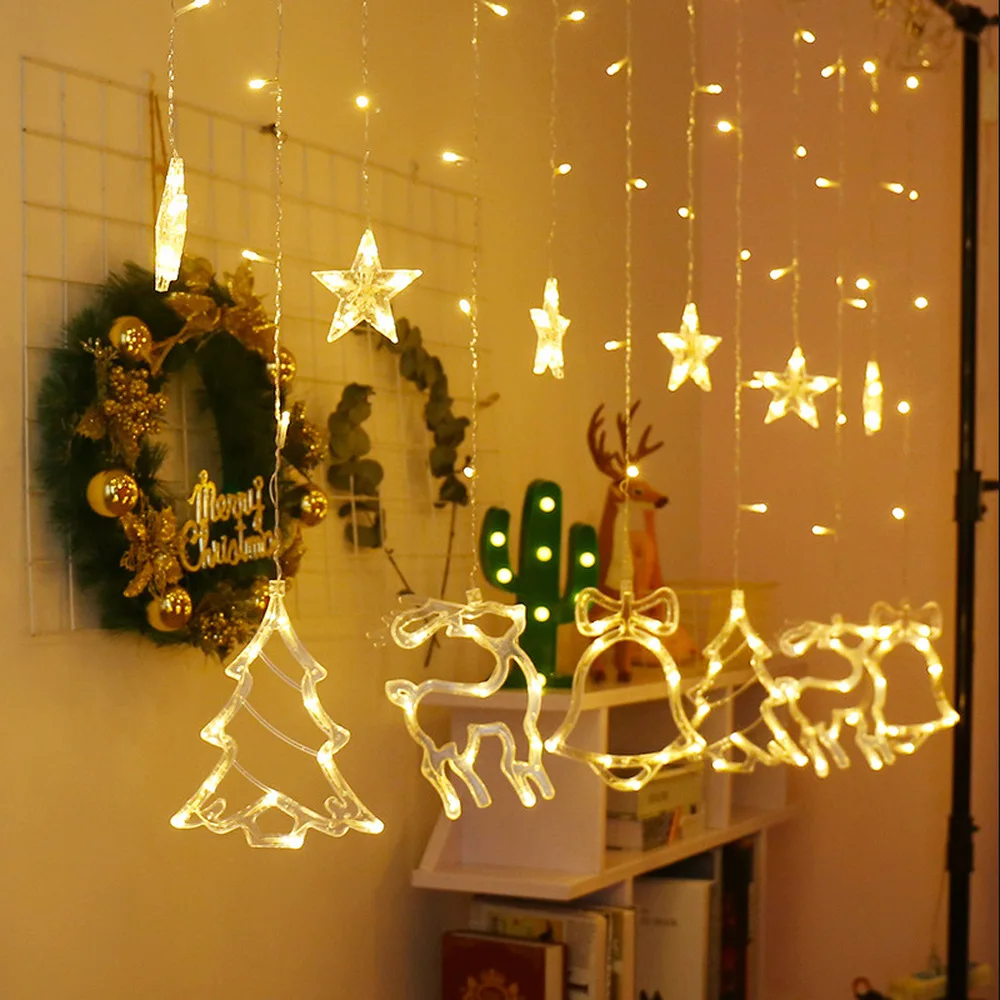 Christmas Decor for Home Elk Bell String LED Light Hanging Garland 2020 Navidad Xmas New Year Christmas Tree Decor Ornament,Q
Christmas Decor for Home Elk Bell String LED Light Hanging Garland 2020 Navidad Xmas New Year Christmas Tree Decor Ornament,Q
