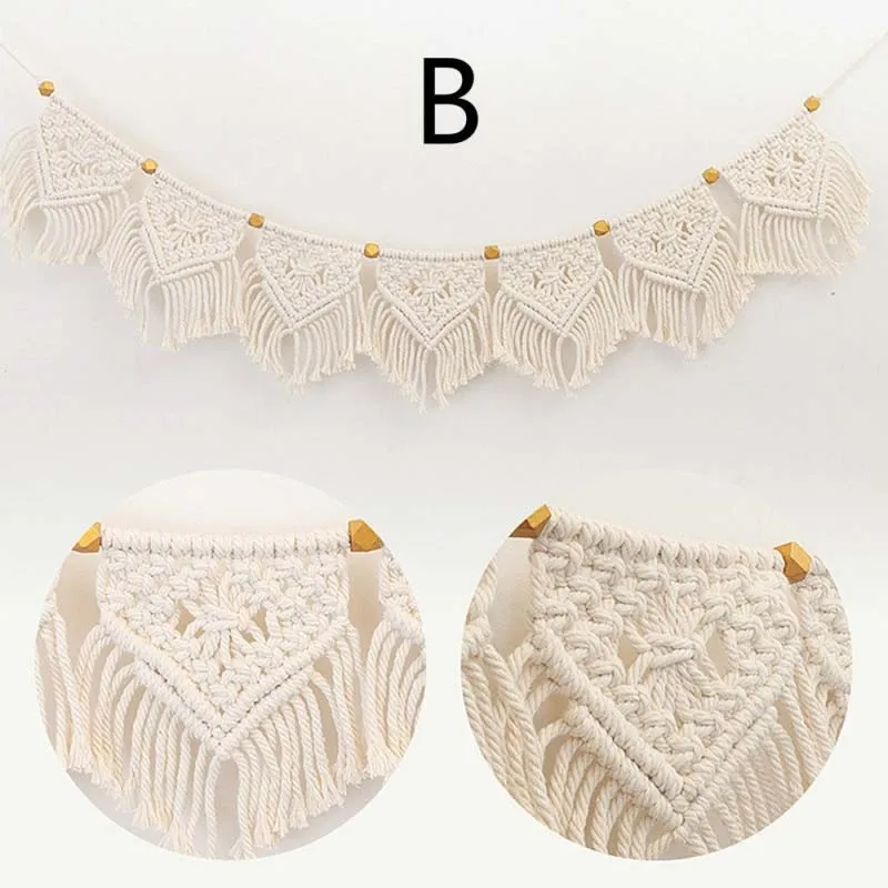 Fringe Braided Flag Beaded Mural Banner Macrame Hanging Wall Tassels Knit Weave Bohemian Living Bedroom Home Household Decor
Fringe Braided Flag Beaded Mural Banner Macrame Hanging Wall Tassels Knit Weave Bohemian Living Bedroom Home Household Decor