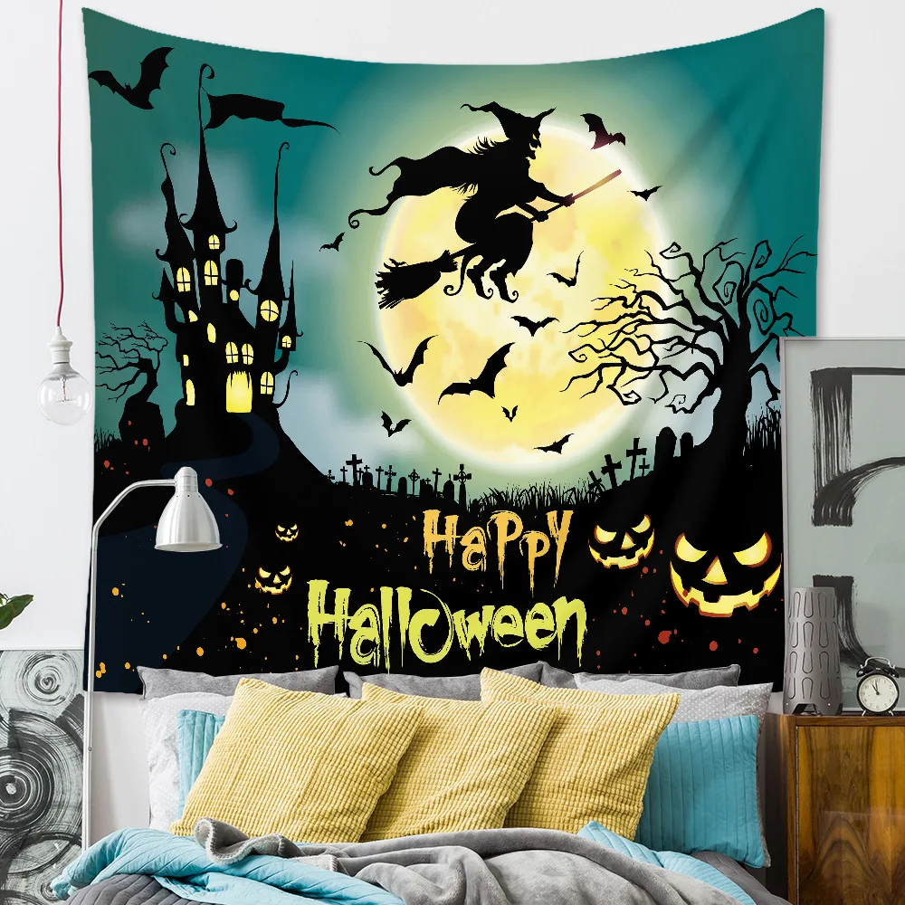Happy Halloween cat 3D Printing Tapestrying funny Rectangular Home Decor Wall Hanging Halloween Party wall hanging style-13
Happy Halloween cat 3D Printing Tapestrying funny Rectangular Home Decor Wall Hanging Halloween Party wall hanging style-13