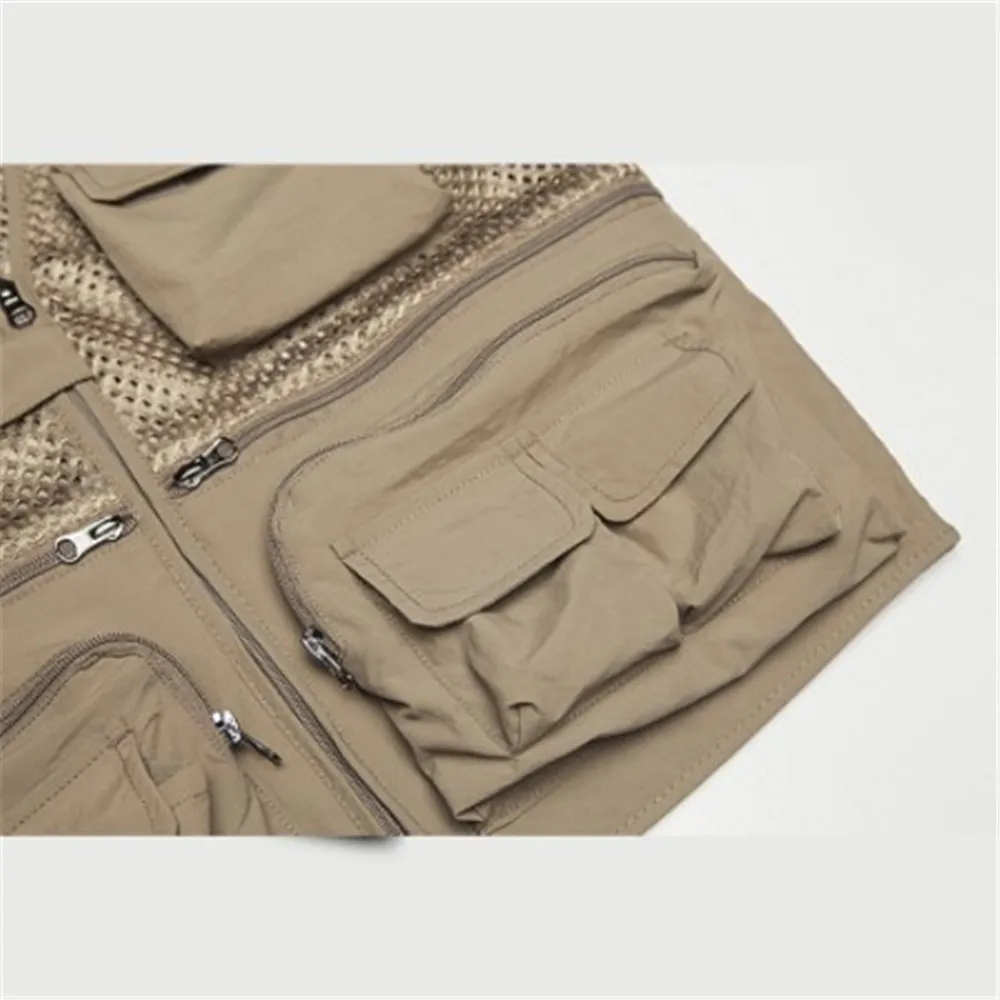 Multi-Pocket Fishing Vests Spring Summer Outdoor Sports Quick Dry Breathable Mesh Jackets Men Photography Nylon Hiking Vests
Multi-Pocket Fishing Vests Spring Summer Outdoor Sports Quick Dry Breathable Mesh Jackets Men Photography Nylon Hiking Vests