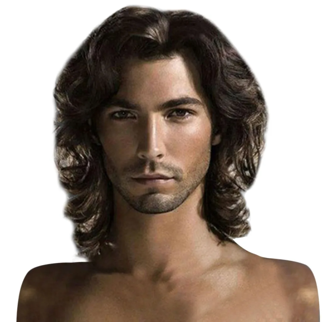 Wig Men's Natural Fashion Mens Toupee Brown Hair Fleeciness Realistic WigsHandsome Cool Wigs Short Hair Chocolate Color
Wig Men's Natural Fashion Mens Toupee Brown Hair Fleeciness Realistic WigsHandsome Cool Wigs Short Hair Chocolate Color