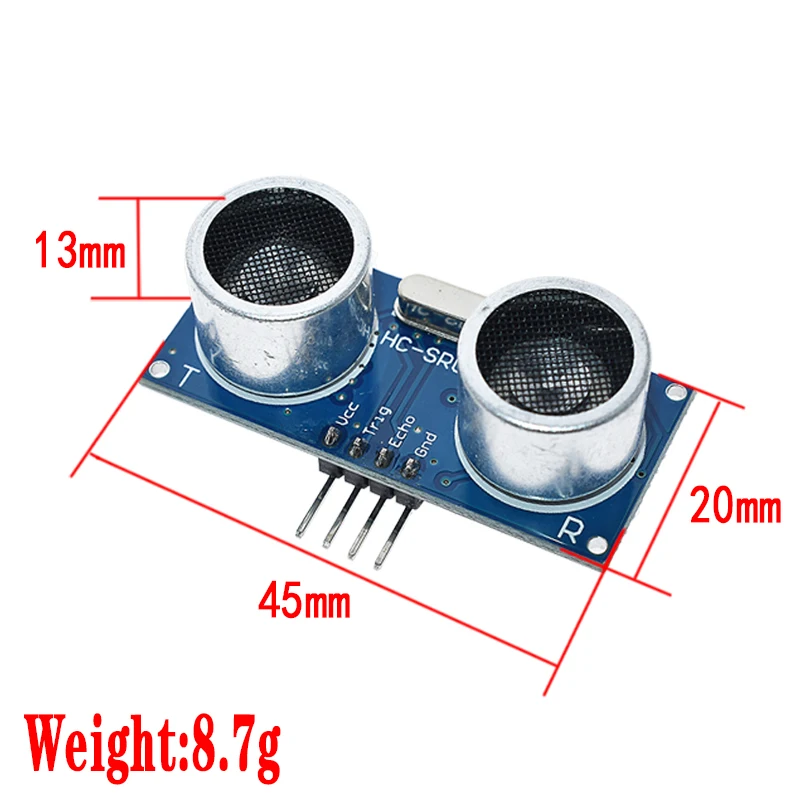 WAVGAT HC-SR04 HCSR04 to world Ultrasonic Wave Detector Ranging Module HC SR04 Distance Sensor
WAVGAT HC-SR04 HCSR04 to world Ultrasonic Wave Detector Ranging Module HC SR04 Distance Sensor