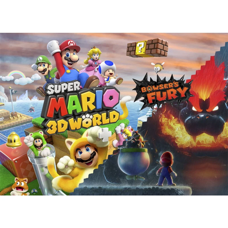 TAKARA TOMY Super Mario Brothers 3D Background Cloth Party Decoration Children's Room Layout Poster Living Room Wall Painting
TAKARA TOMY Super Mario Brothers 3D Background Cloth Party Decoration Children's Room Layout Poster Living Room Wall Painting