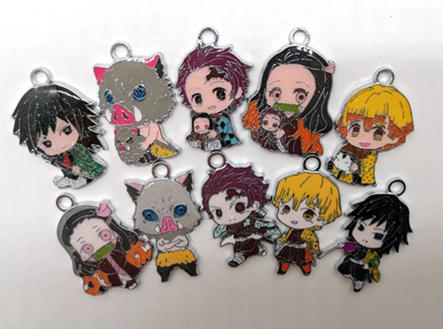Смешанные металлические подвески Kimetsu No Yaiba 100 шт., сделай сам, изготовление ювелирных изделий, подвески, подарки TZ6
Смешанные металлические подвески Kimetsu No Yaiba 100 шт., сделай сам, изготовление ювелирных изделий, подвески, подарки TZ6