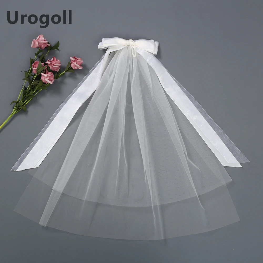 Fashion Bridal Wedding Veil Bow Pearl Hair Comb Veil Wedding Accessories Gauze Long Bride's Veil For Girl Wedding Party Dress
Fashion Bridal Wedding Veil Bow Pearl Hair Comb Veil Wedding Accessories Gauze Long Bride's Veil For Girl Wedding Party Dress