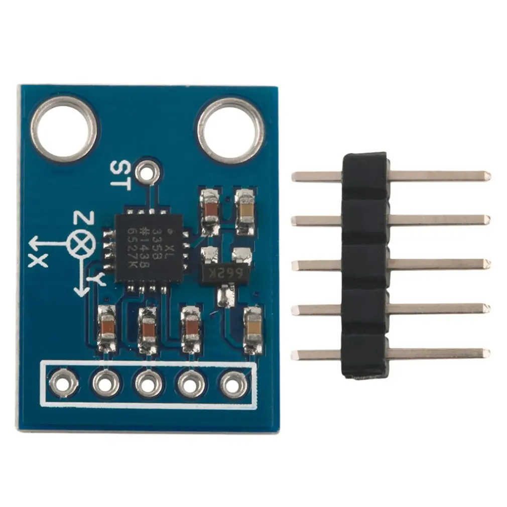 

GY-61 High Precision Mini Size ADXL335 3-Axis Accelerometer Angular Transducer Module Analog Output for Arduino