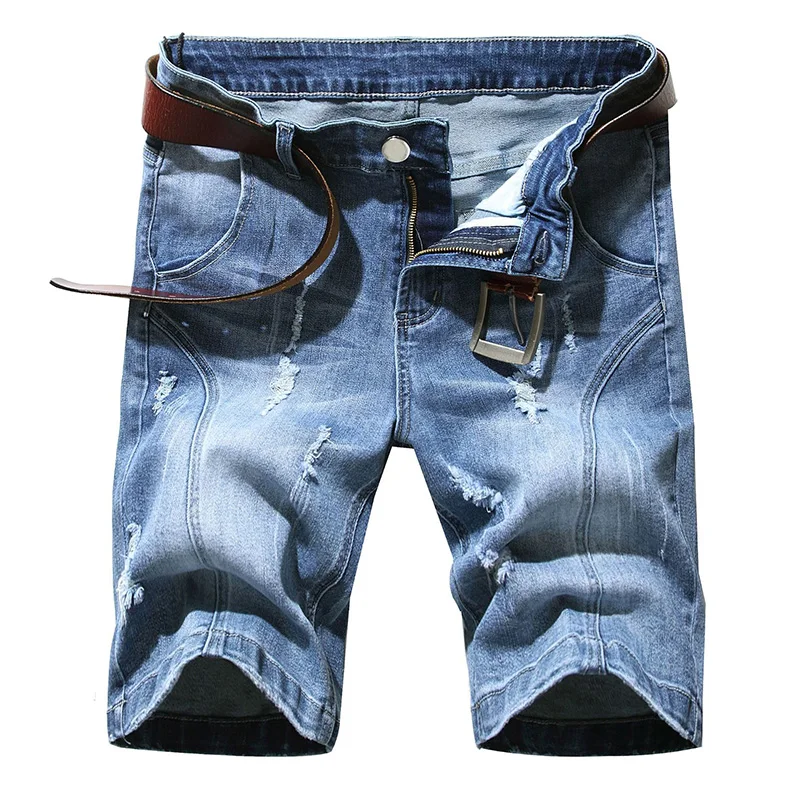 Summer New Men's Stretch Short Jeans Fashion Casual Loose Fit High Quality Elastic Denim Shorts Male Knee Length Jeans
Summer New Men's Stretch Short Jeans Fashion Casual Loose Fit High Quality Elastic Denim Shorts Male Knee Length Jeans