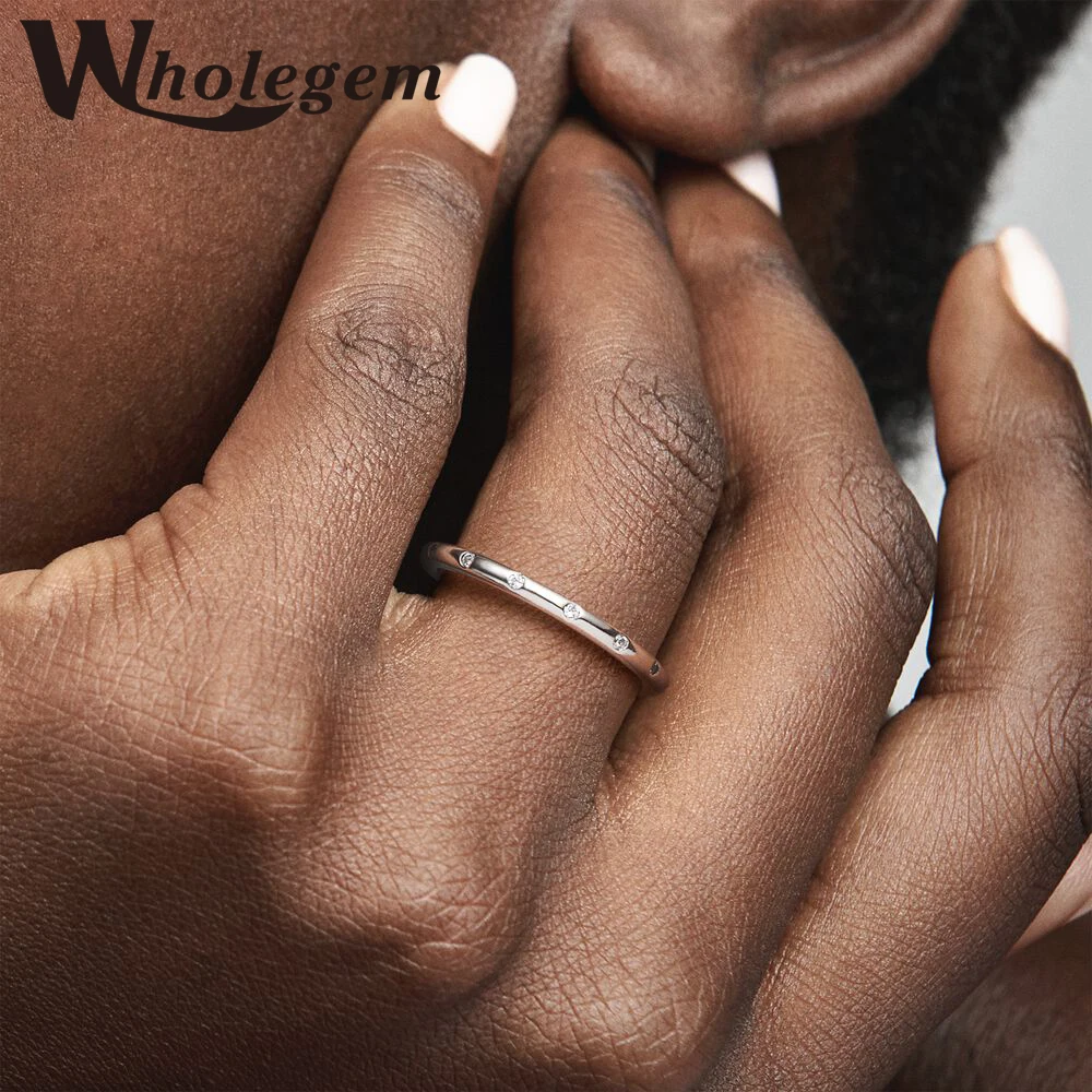 WHOLEGEM Trendy Droplets Stackable Sparkling Finger Ring For Women Cubic Zirconia Wedding Jewellery Valentine's Day Gifts
WHOLEGEM Trendy Droplets Stackable Sparkling Finger Ring For Women Cubic Zirconia Wedding Jewellery Valentine's Day Gifts