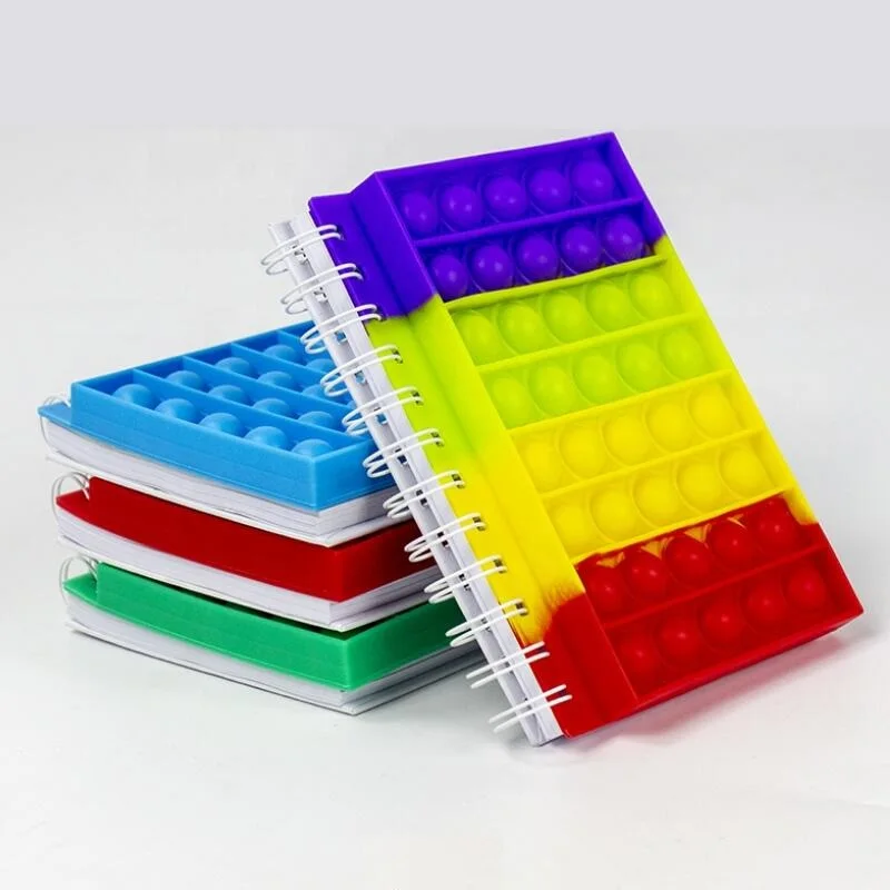 Notebook A5 Version of Pure Color Press Silicone Decompression Bubble Stationery Notebook Fidget Toys Gift for Kid
Notebook A5 Version of Pure Color Press Silicone Decompression Bubble Stationery Notebook Fidget Toys Gift for Kid
