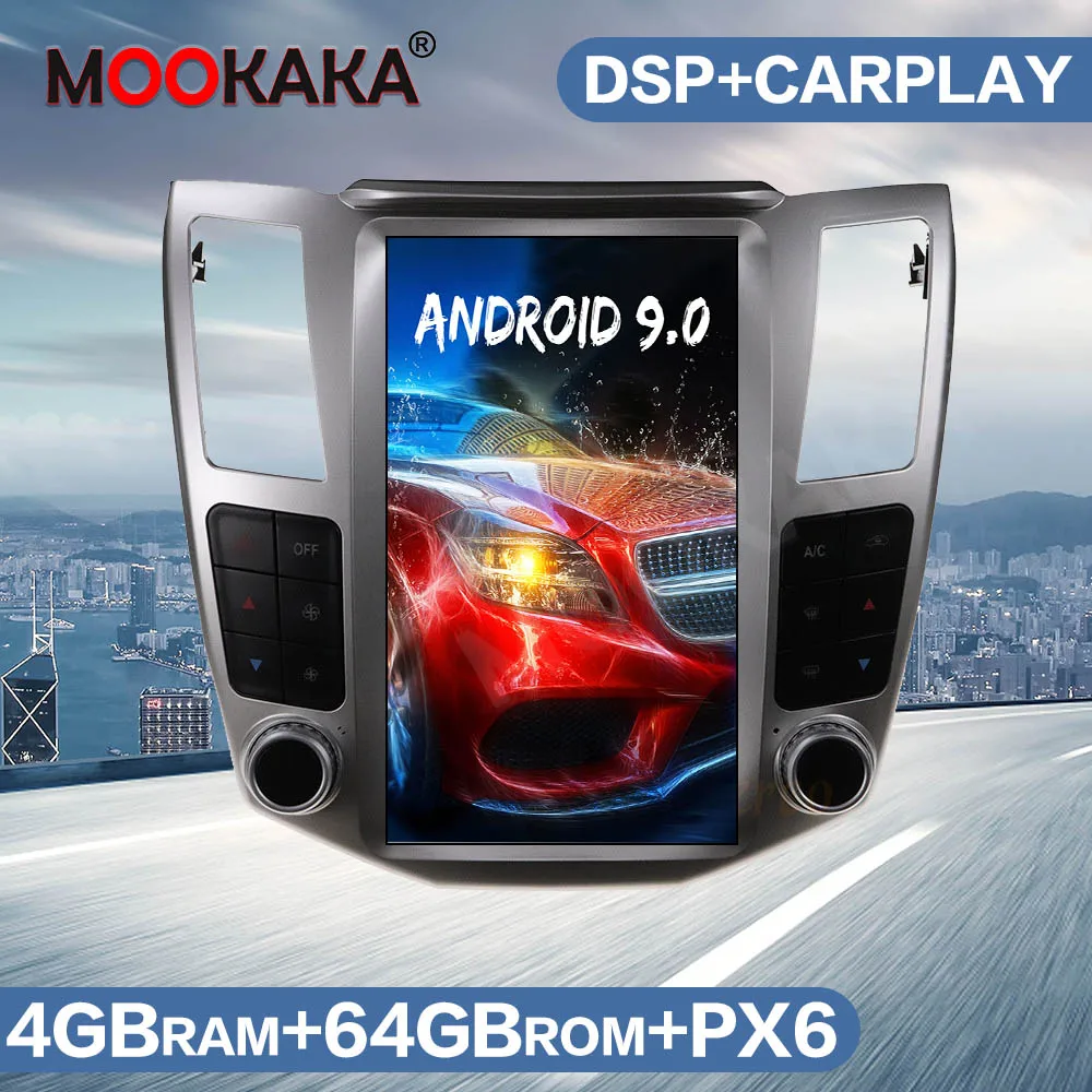 For Lexus RX300 RX330 RX350 RX400H 2004 - 2007 Tesla Style Android 9.0 Car Multimedia Player GPS Navigation Radio Audio Stereo 
For Lexus RX300 RX330 RX350 RX400H 2004 - 2007 Tesla Style Android 9.0 Car Multimedia Player GPS Navigation Radio Audio Stereo