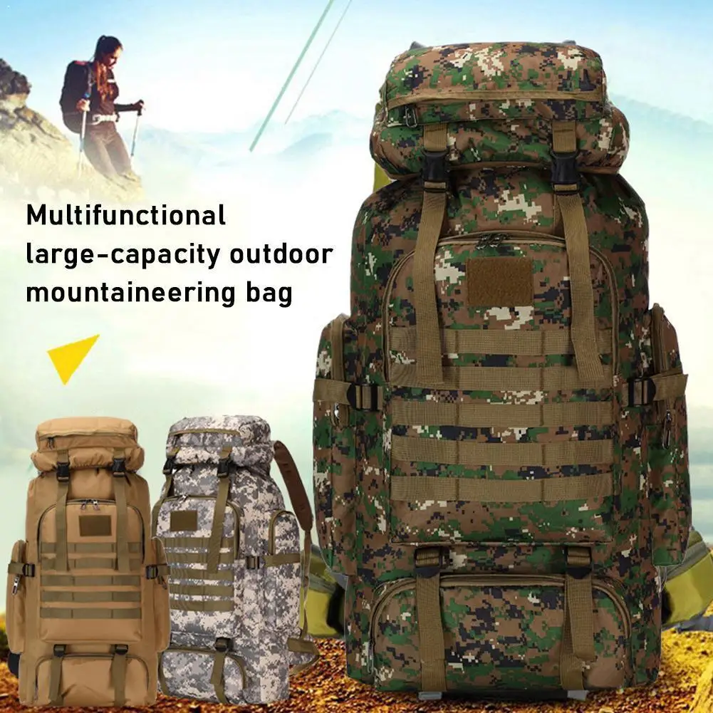 90L 3D Outdoor Sport Military Tactical climbing mountaineering Backpack Travel Trekking Camping outdoor Rucksack Bag Hiking V6M0
90L 3D Outdoor Sport Military Tactical climbing mountaineering Backpack Travel Trekking Camping outdoor Rucksack Bag Hiking V6M0
