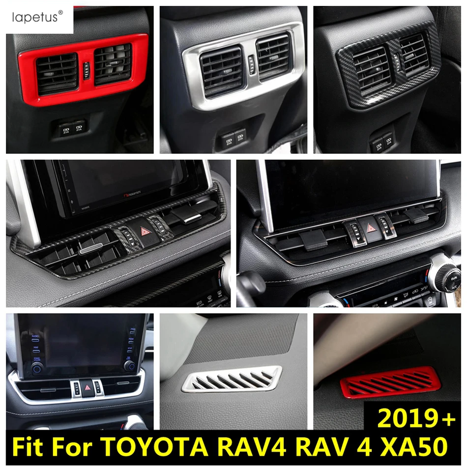 For TOYOTA RAV4 RAV 4 XA50 2019 - 2023 Car Rear Dashboard Central Control Air Conditioning Vent Outlet Cover Trim Accessories
For TOYOTA RAV4 RAV 4 XA50 2019 - 2023 Car Rear Dashboard Central Control Air Conditioning Vent Outlet Cover Trim Accessories
