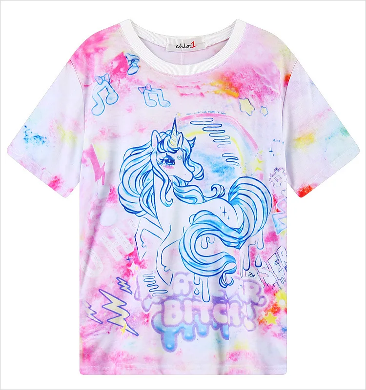 Women Summer Japanese Harajuku T-Shirts Street Style Casual Cartoon Tees for Teens Girls Ladies Short Sleeve Shirt Tops
Women Summer Japanese Harajuku T-Shirts Street Style Casual Cartoon Tees for Teens Girls Ladies Short Sleeve Shirt Tops