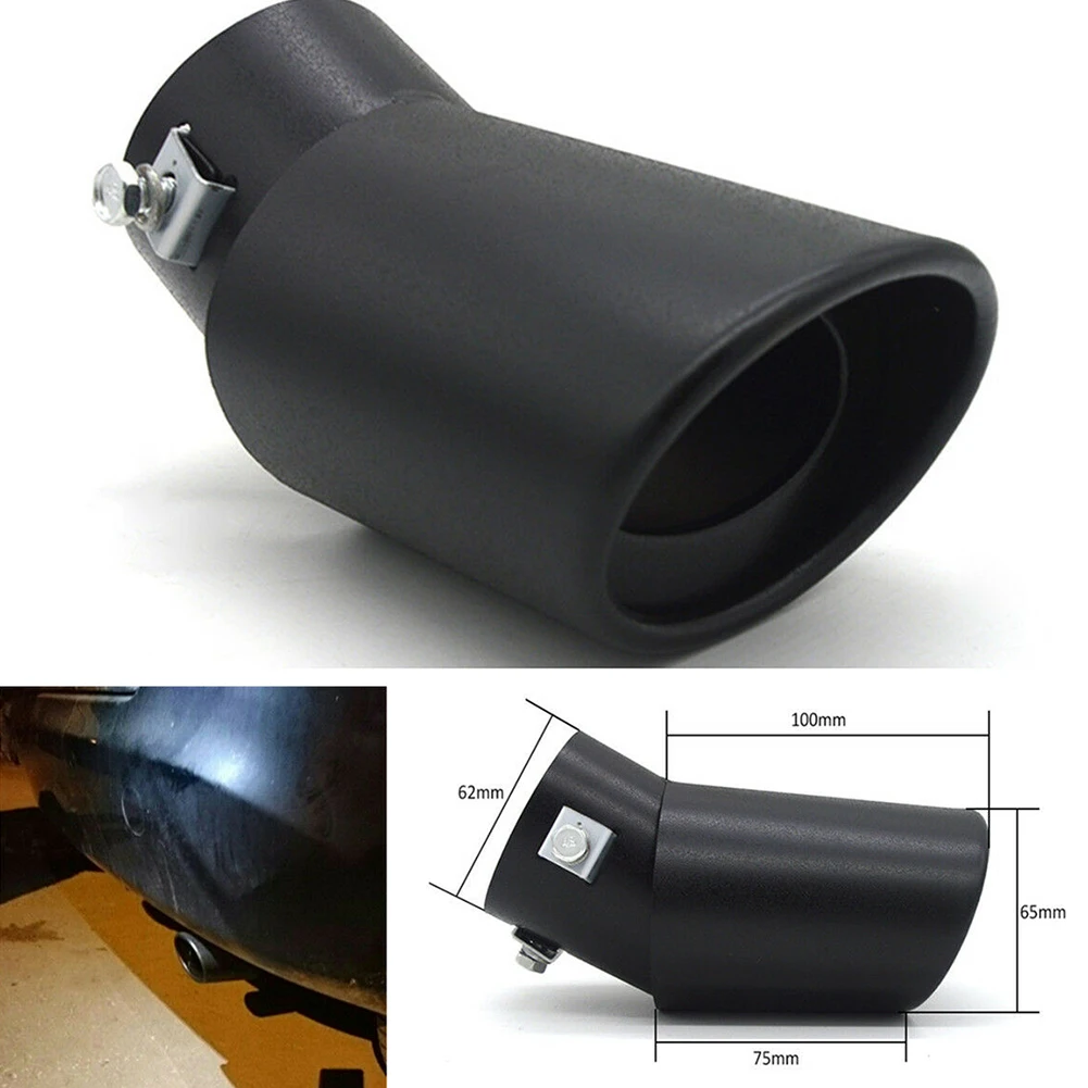 Tip Exhaust Pipe Bend Matte Black Muffler Parts Pipe Replacement Stainless Steel Tail Universal 62mm
Tip Exhaust Pipe Bend Matte Black Muffler Parts Pipe Replacement Stainless Steel Tail Universal 62mm