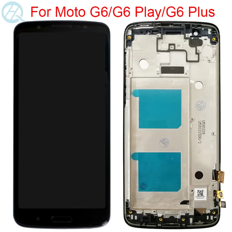 Original G6 LCD For Motorola G6 Play Display With Frame 5.9" Moto G6 Plus LCD Touch Screen Digitizer Glass Assembly Repair LCD
Original G6 LCD For Motorola G6 Play Display With Frame 5.9" Moto G6 Plus LCD Touch Screen Digitizer Glass Assembly Repair LCD