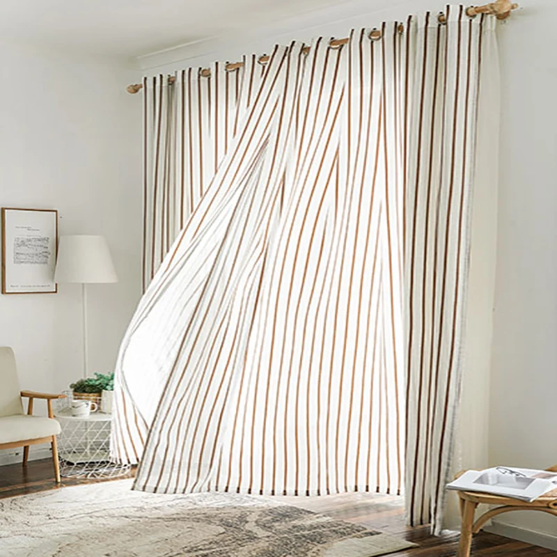 LISM Stripe Sheer Curtains for Bedroom Window Living Room Kitchen Voile Curtain Home Decorative Flax Linen Textured Tulle Drapes
LISM Stripe Sheer Curtains for Bedroom Window Living Room Kitchen Voile Curtain Home Decorative Flax Linen Textured Tulle Drapes