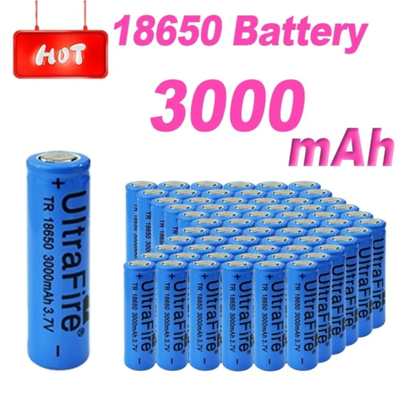 3000mah 18650 3.7V Rechargeable Power Battery Lithium Ion Flashlight Night Light Small Electronic Tool Toy
3000mah 18650 3.7V Rechargeable Power Battery Lithium Ion Flashlight Night Light Small Electronic Tool Toy