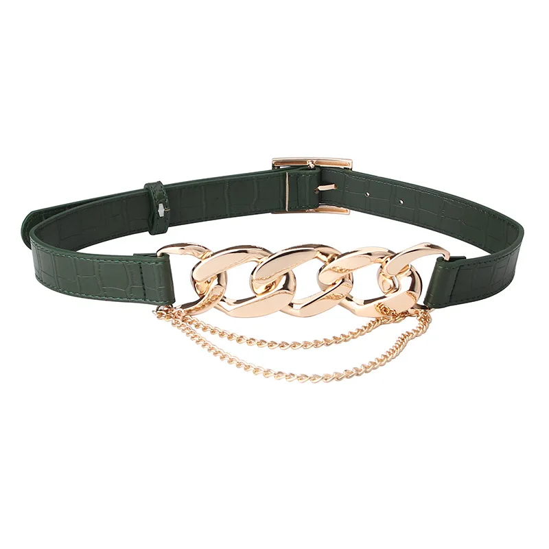Hot Sale Ladies Belt Punk Exaggerated Chain Belt Ladies Fashion Belt Belt Suitable for Dress Jeans Clothing Accessories
Hot Sale Ladies Belt Punk Exaggerated Chain Belt Ladies Fashion Belt Belt Suitable for Dress Jeans Clothing Accessories