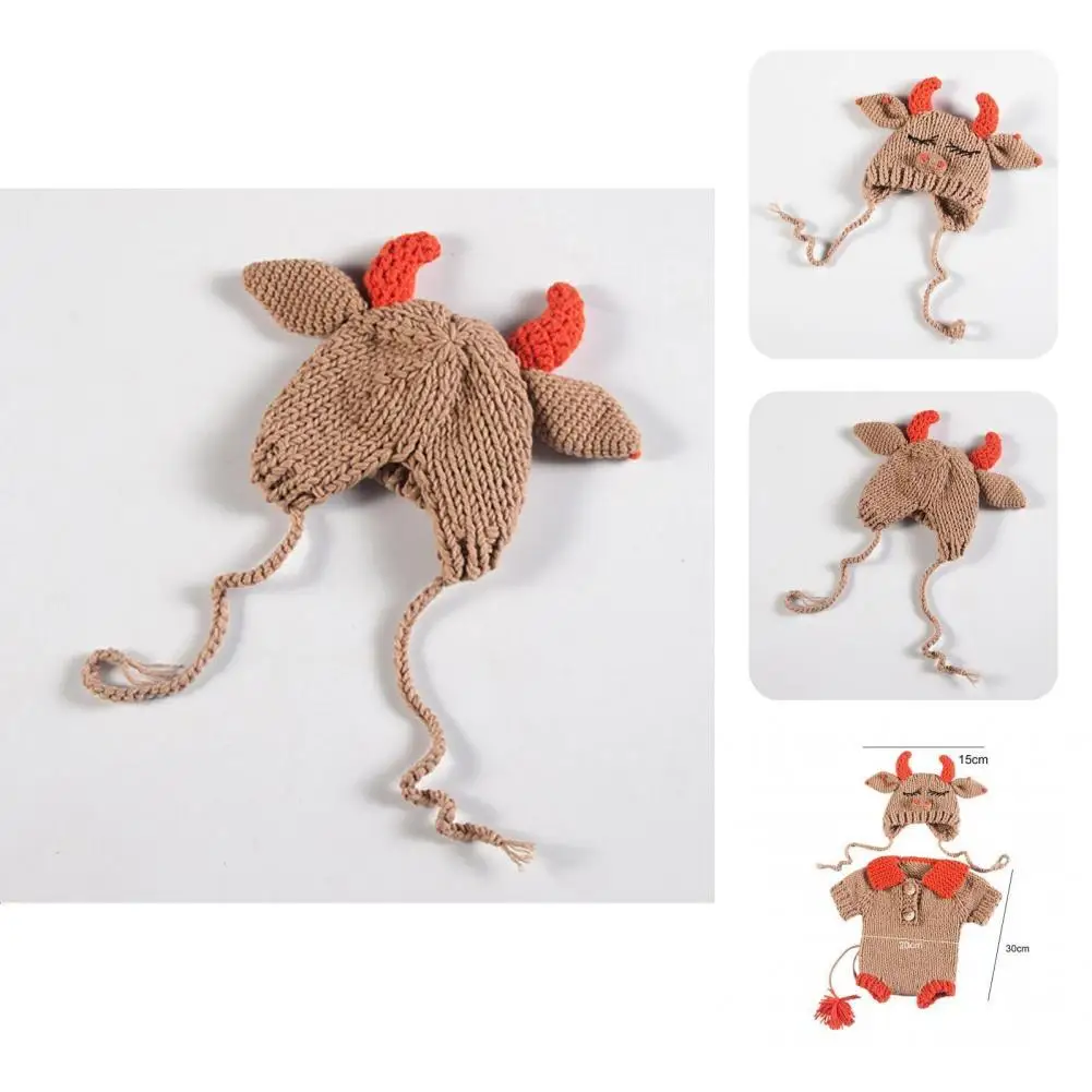 1 Set Baby Photo Costume Exquisite Knitted Elastic Decorative Calf Infant Clothes Hat Baby Photography Costume for Daily
1 Set Baby Photo Costume Exquisite Knitted Elastic Decorative Calf Infant Clothes Hat Baby Photography Costume for Daily