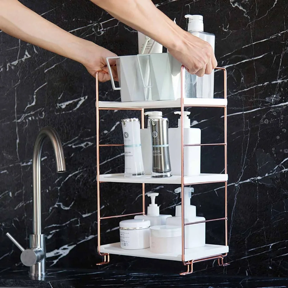 3 Layers Bathroom Corner Storage Shelf Portable Floor Shower Organizer Rack Cosmetics Shampoo Holder Assembleable Sundry Shelves
3 Layers Bathroom Corner Storage Shelf Portable Floor Shower Organizer Rack Cosmetics Shampoo Holder Assembleable Sundry Shelves
