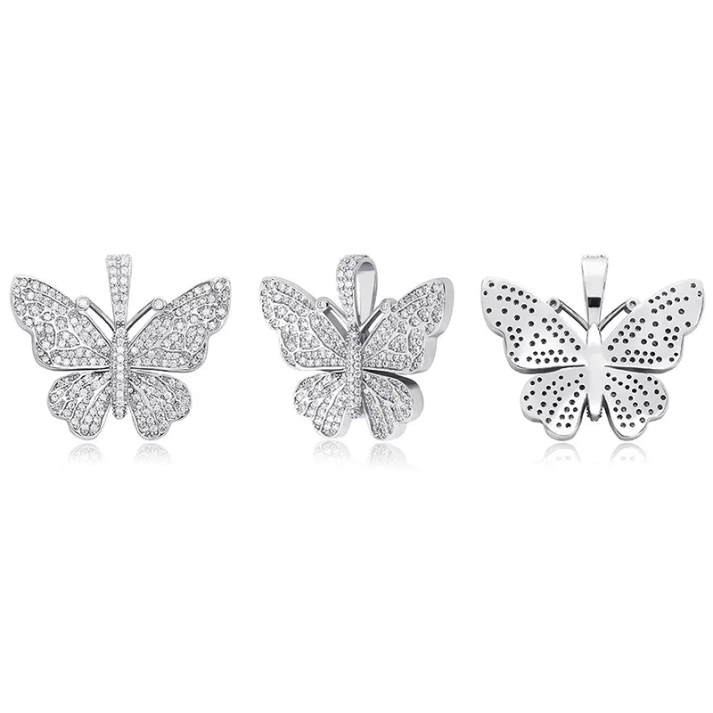 High Quality Butterfly Pendant Gold Color Iced Out Cubic Zirconia Pendant Hip Hop Jewelry For Men Women Christmas Gift
High Quality Butterfly Pendant Gold Color Iced Out Cubic Zirconia Pendant Hip Hop Jewelry For Men Women Christmas Gift