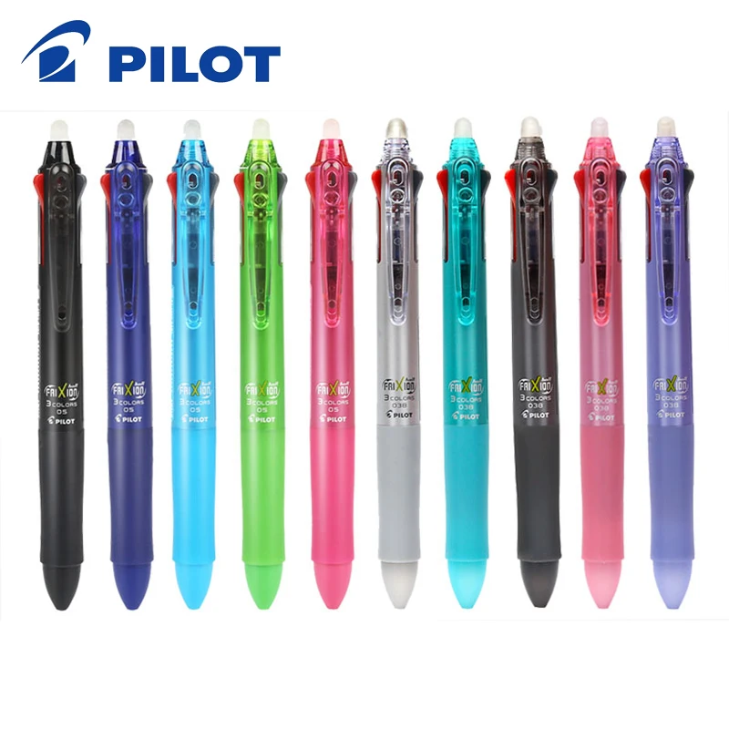 1Pcs Pilot LKFB-60UF/EF Three Color Multi Functional Erasable Neutral Pen 0.38mm/0.5mm Replaceable Core Push Type
1Pcs Pilot LKFB-60UF/EF Three Color Multi Functional Erasable Neutral Pen 0.38mm/0.5mm Replaceable Core Push Type