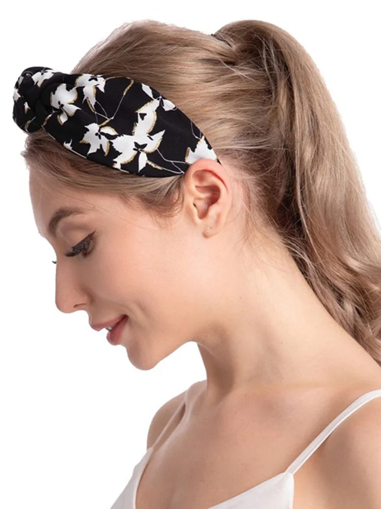 Fashion Flowers Knot Women's Hairband Elastic Hair Bands Hoop Wide Side Cross Headband For Adult Girls Headwear Turban
Fashion Flowers Knot Women's Hairband Elastic Hair Bands Hoop Wide Side Cross Headband For Adult Girls Headwear Turban