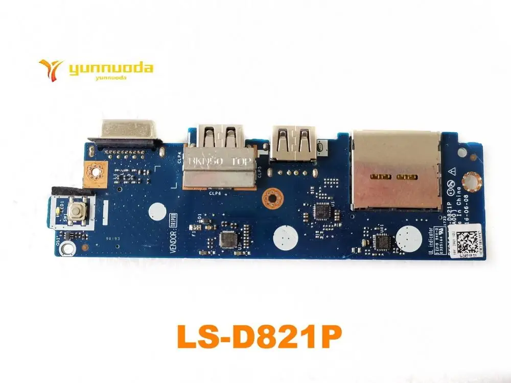 Оригинал для DELL 5568 USB-плата 5468 5568 BKD50 LS-D821P REV 1,0 протестирована, бесплатная доставка
Оригинал для DELL 5568 USB-плата 5468 5568 BKD50 LS-D821P REV 1,0 протестирована, бесплатная доставка