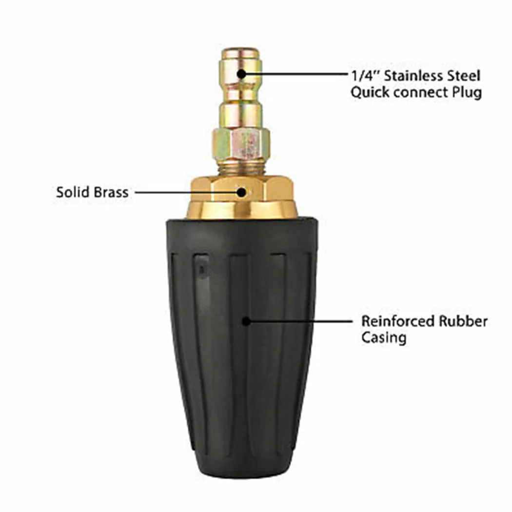 Tool Spray Nozzle Turbo Washer 1/4in 3600PSI 8mm * 40mm Accessories High Pressure Nozzle
Tool Spray Nozzle Turbo Washer 1/4in 3600PSI 8mm * 40mm Accessories High Pressure Nozzle