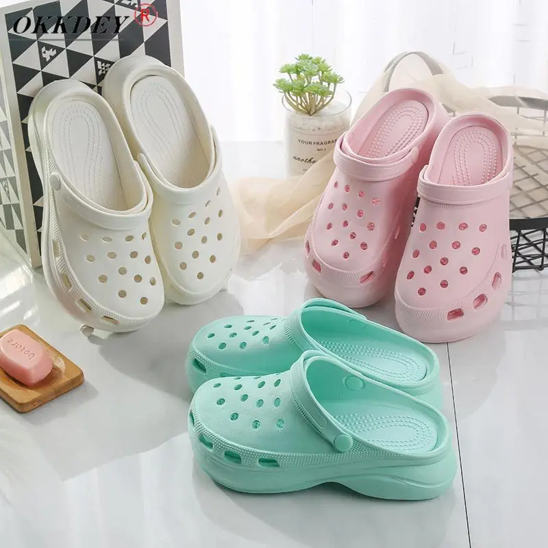 OKKEYNew Summer Women's Blue Thick-soled Sandals Cartoon Fruit Slippers One Foot Girl Beach Shoes Fashion Sandals Outdoor 2021
OKKEYNew Summer Women's Blue Thick-soled Sandals Cartoon Fruit Slippers One Foot Girl Beach Shoes Fashion Sandals Outdoor 2021
