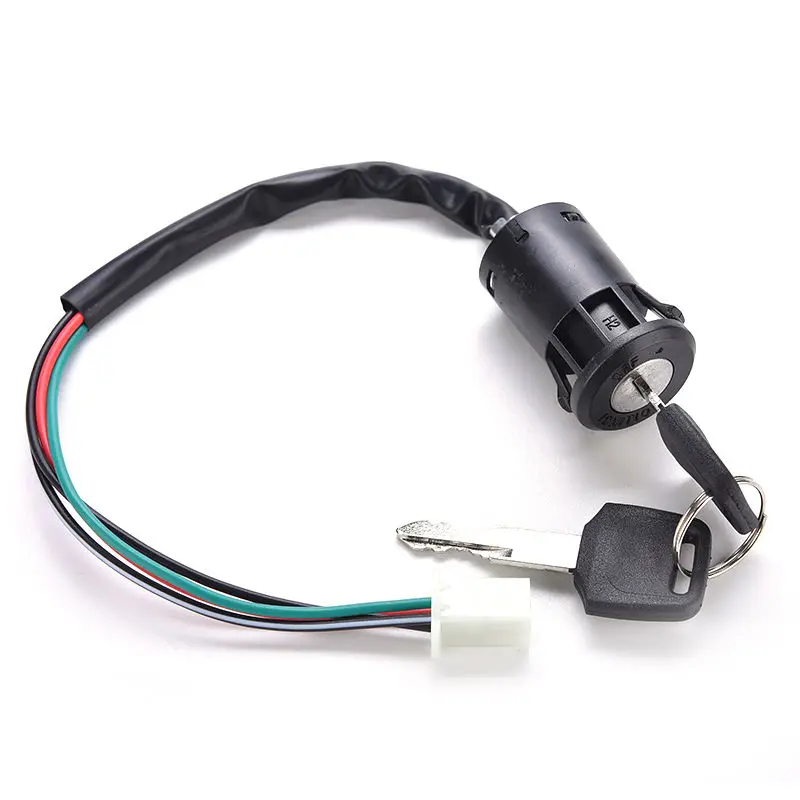 New 1 PC Universal 4 Pin Ignition Key Switch Motorcycle Ignition Switch Key For ATV Start Ignition Switch Lock Key
New 1 PC Universal 4 Pin Ignition Key Switch Motorcycle Ignition Switch Key For ATV Start Ignition Switch Lock Key
