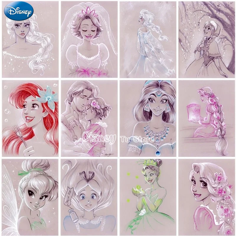 DIY 5D Diamond Painting Disney Cartoon Princess Diamond Embroidery Cross Stitch Set Art Hobby Gift Home Decoration
DIY 5D Diamond Painting Disney Cartoon Princess Diamond Embroidery Cross Stitch Set Art Hobby Gift Home Decoration