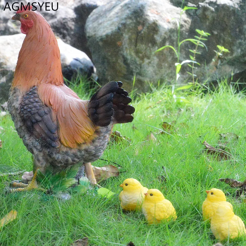 Creative Home Decoration accessories modern Animal Ornaments Garden Decoration Chicken Model Resin Craft Gift Fairy Garden
Creative Home Decoration accessories modern Animal Ornaments Garden Decoration Chicken Model Resin Craft Gift Fairy Garden