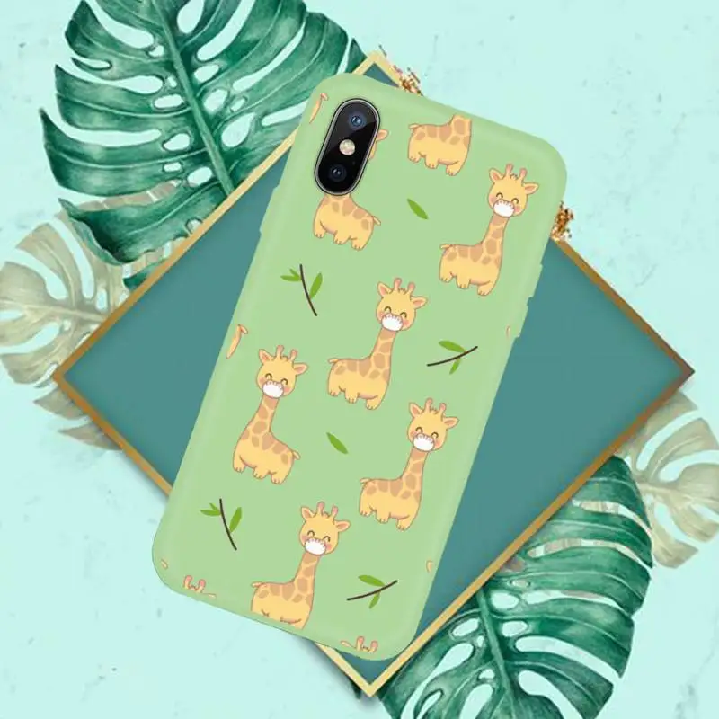 Cute Cartoon Giraffe Phone Case Candy Color for iPhone 11 12 mini pro XS MAX 8 7 6 6S Plus X SE 2020 XR
Cute Cartoon Giraffe Phone Case Candy Color for iPhone 11 12 mini pro XS MAX 8 7 6 6S Plus X SE 2020 XR
