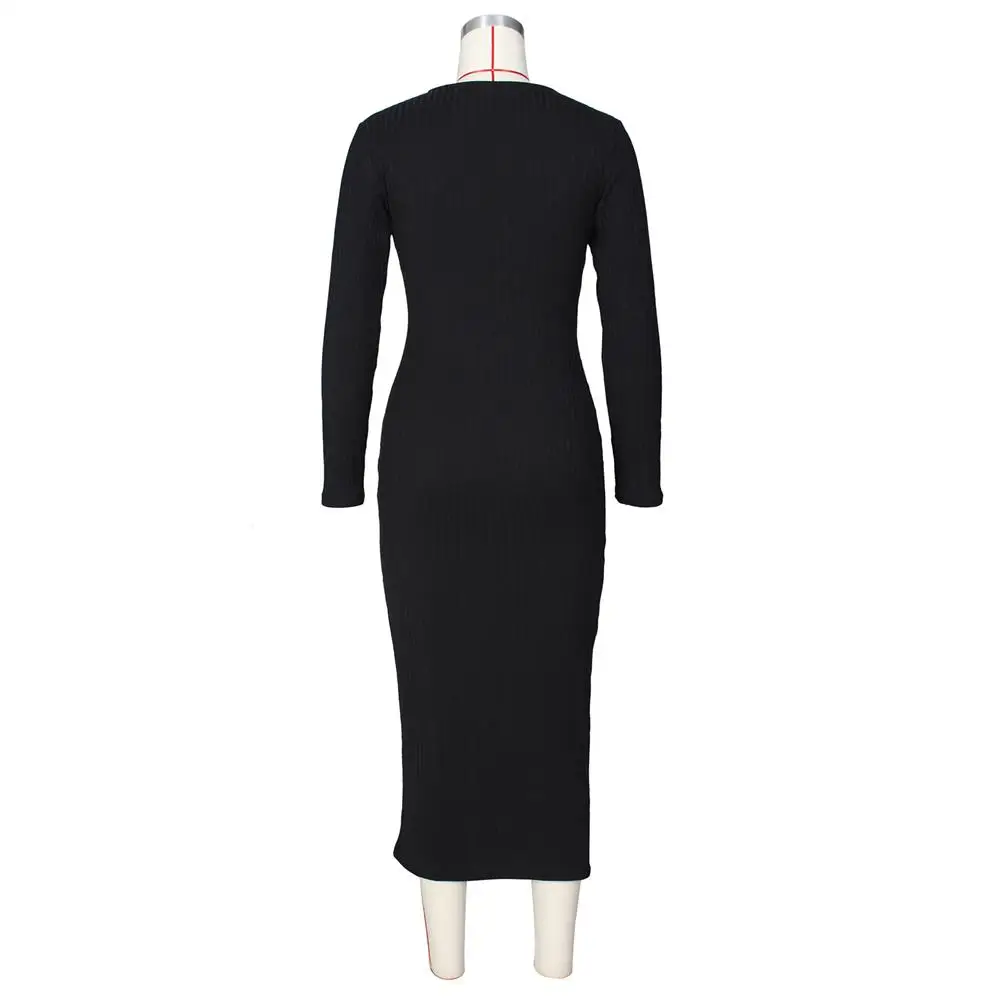 New Female Slim Dresses Sexy Bag Hip Lace Hollow High Elastic Pit Strip Dress Ladies Solid Color Round Neck Long-Sleeve Dress
New Female Slim Dresses Sexy Bag Hip Lace Hollow High Elastic Pit Strip Dress Ladies Solid Color Round Neck Long-Sleeve Dress