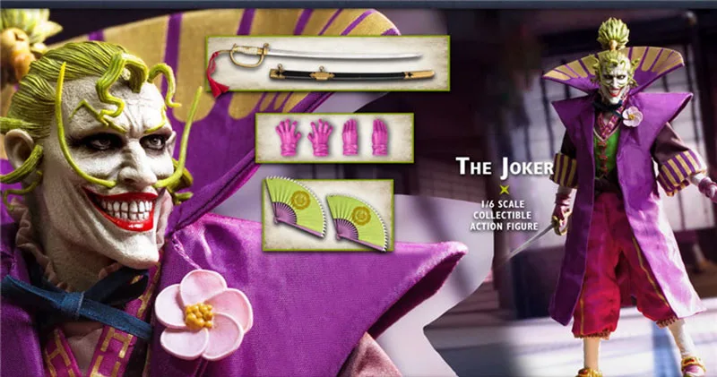 Star Ace Toys 1/6 The Joker Figure Model SA0079 12'' Male Clown Soldier Action Doll Full Set Toys for Collection New Arrival!
Star Ace Toys 1/6 The Joker Figure Model SA0079 12'' Male Clown Soldier Action Doll Full Set Toys for Collection New Arrival!