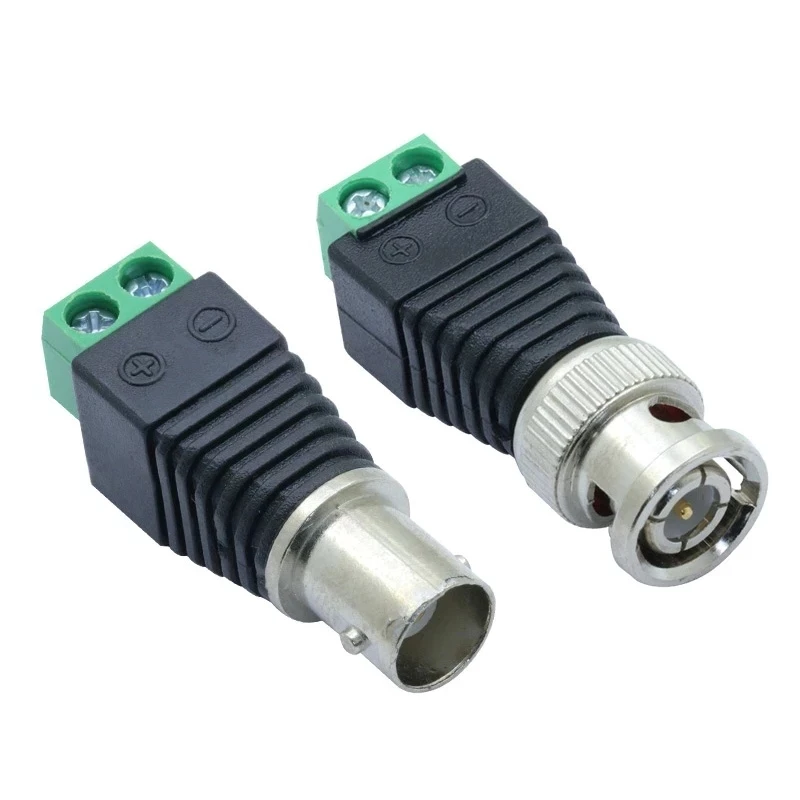 5 Pairs Mini Coax BNC Connector UTP Video Balun Connector Female Male Plug DC Adapter For CCTV Surveillance Camera System
5 Pairs Mini Coax BNC Connector UTP Video Balun Connector Female Male Plug DC Adapter For CCTV Surveillance Camera System